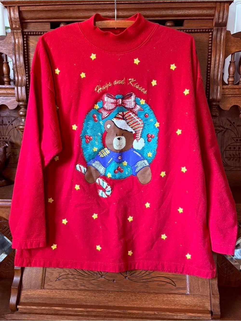 Adorable retro 90s Holiday Christmas granny ugly sweater